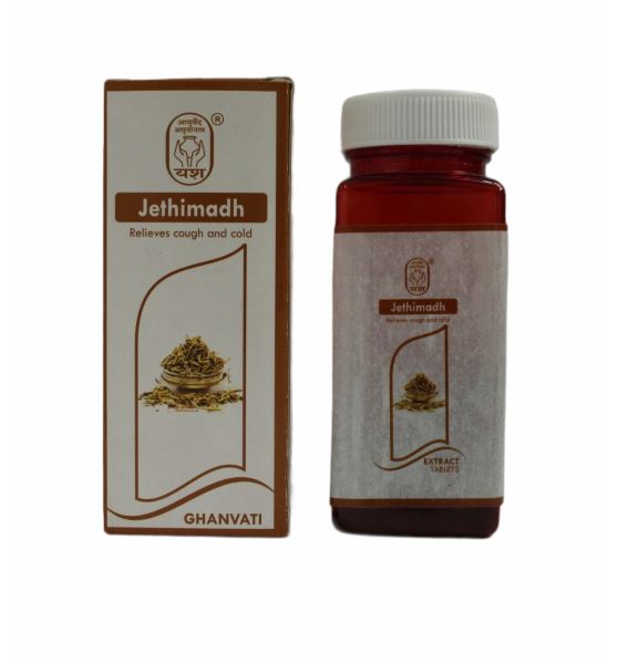 Jethimad (Yashtimadhu) Extract Tablets_100 Tablets